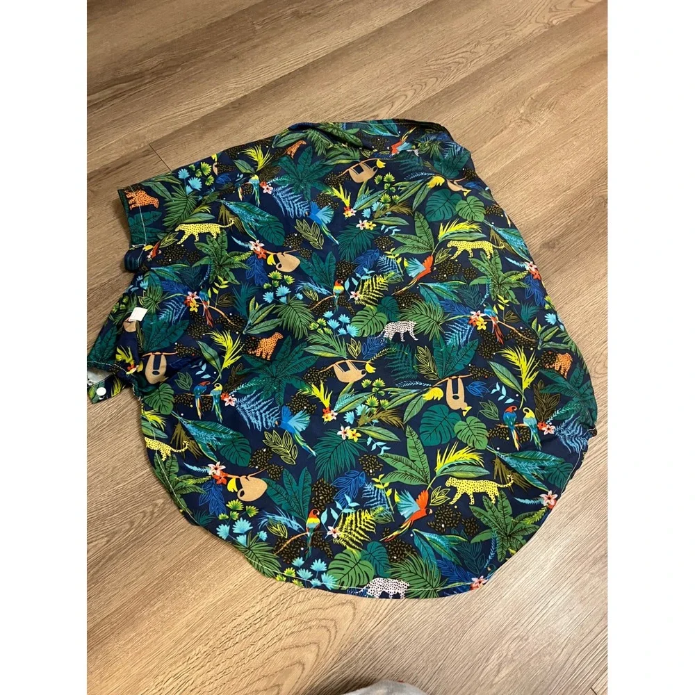 Harikaji Dog Hawaiian Shirt Large Pet Summer Beach Jungle Print T-Shirt 7XL